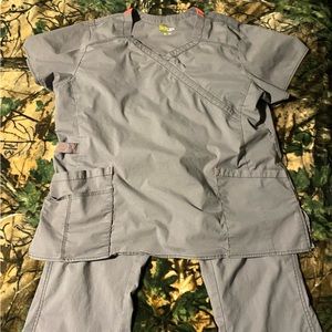 Grey WonderFlex Scrubs